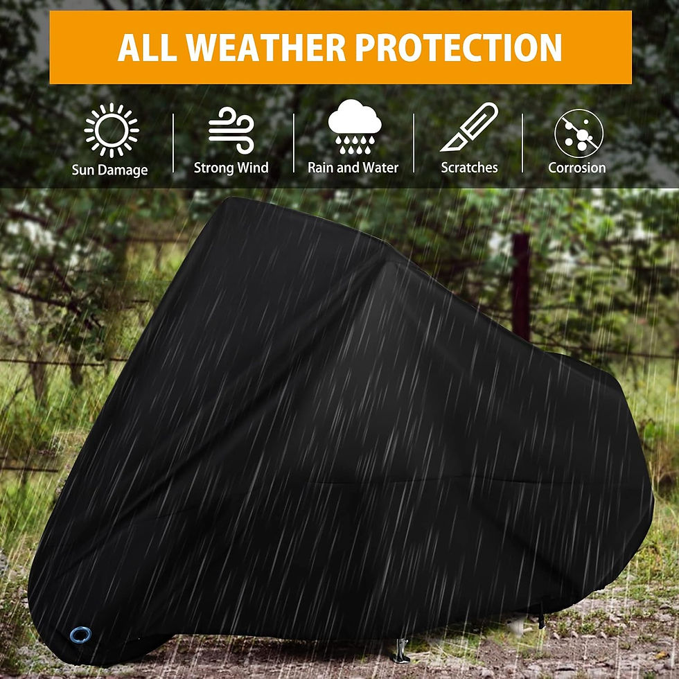 Thumbnail: Motorcycle Cover All Season Universal Weather Waterproof Motorbike Cover with L