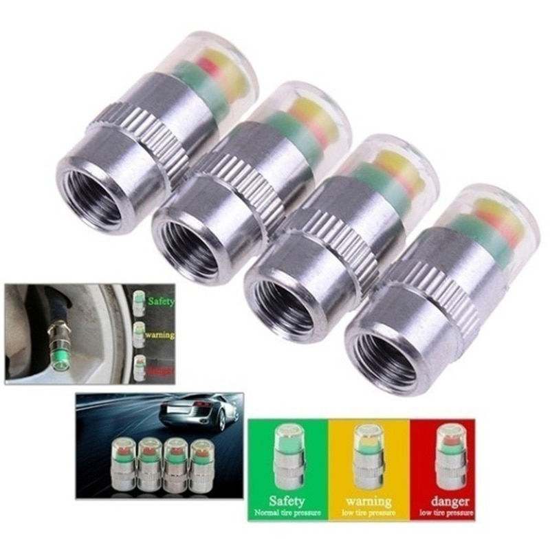 Thumbnail: Automobile wireless tire pressure cap valve nozzle tire pressure gauge monitor 