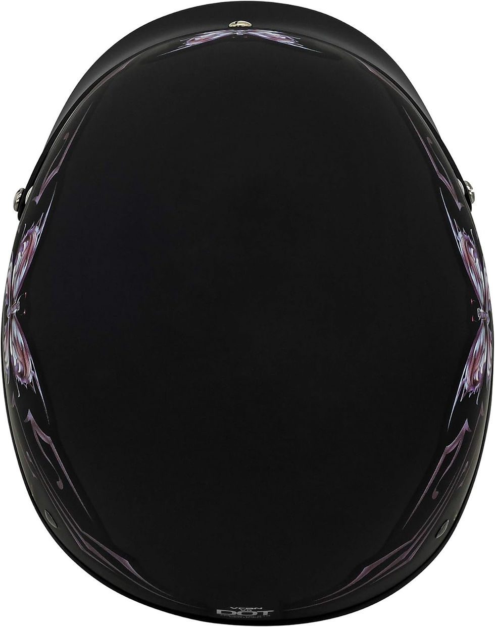 Thumbnail: Cruiser Intricate Butterfly Motorcycle Half Helmet