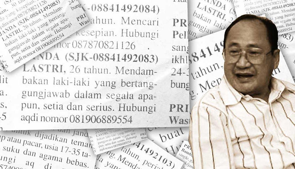 Ini bukan zaman Siti Nurbaya. Tapi jika kesulitan mencari pasangan, tak ada salahnya melirik biro jodoh.