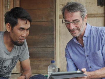 Arjan Onderdenwijngaard, seorang Belanda yang pergi ke Lebak untuk membuktikan kebenaran kisah di dalam roman Max Havelaar. (Dok. Arjan).