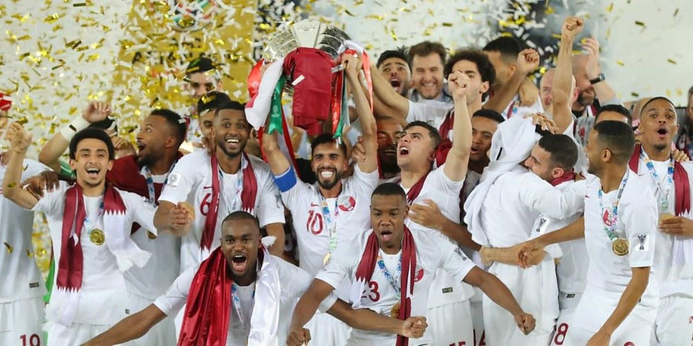 Mengenal sepakbola dari ekspatriat, negeri kecil di Teluk Persia ini tampil di pentas internasional lewat Piala Dunia.