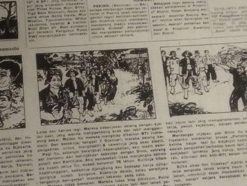 Komik Indramaju tak Terlupakan di Harian Rakjat, 14 Maret 1965. (Andri Setiawan/Historia).