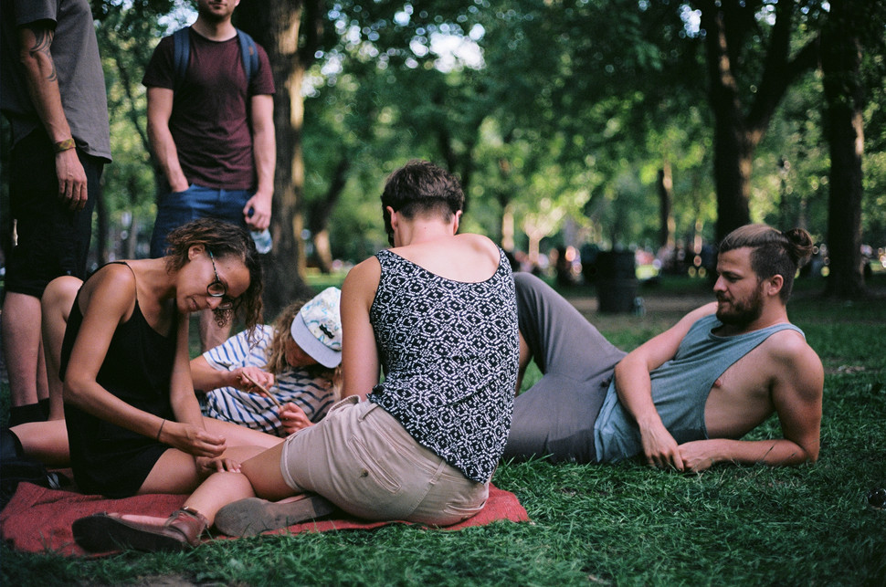 Buddies on 35mm