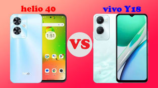 Symphony helio 40 vs vivo Y18 Price and Specs Compare
