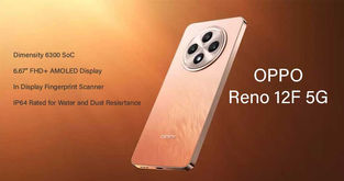 Oppo Reno 12F 5G Launched with Dimensity Chipset, AMOLED Display, IP64 Rating