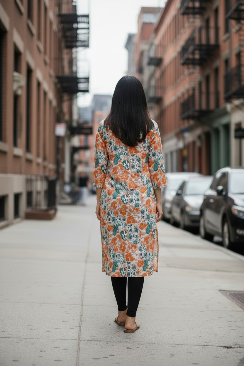 Thumbnail: Orange Kurti