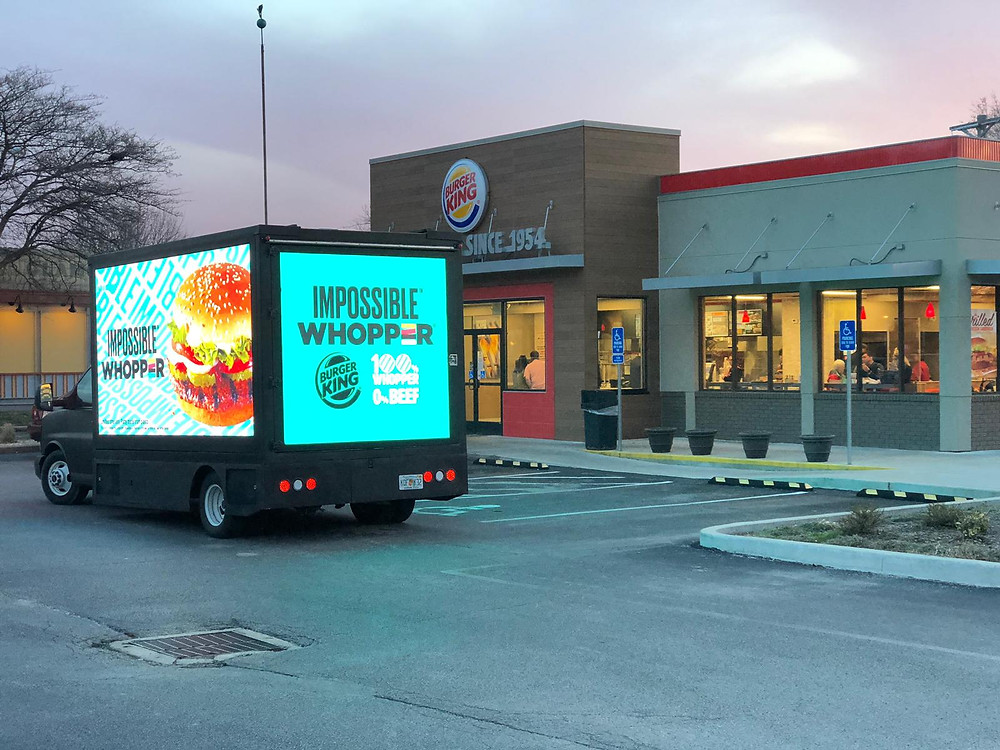 Burger King digital billboards campaign