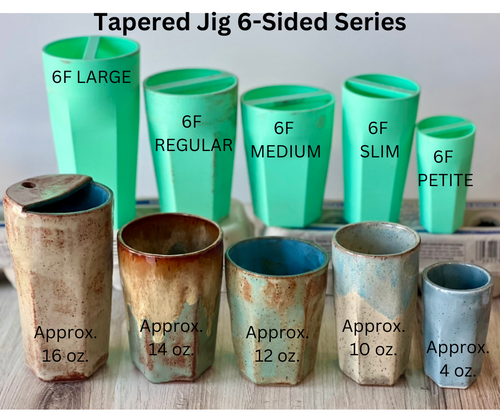 Faceted Jigs - 6 Sided Combo w/cutter | Alexandria Pottery