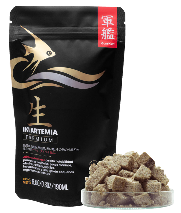 Artemia IKI Premium, bolsa negra chica de 8.5 g