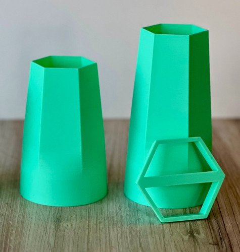 asimocrafts a-cup 30 60 120 各2個6点SET Faceted Jigs - 6 Sided Combo w/cutter | Alexandria Pottery