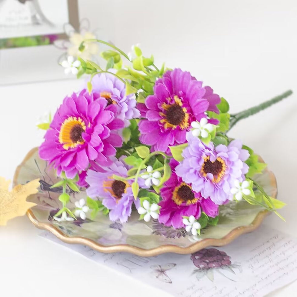 Miniatura: Margaritas silvestres grande artificial