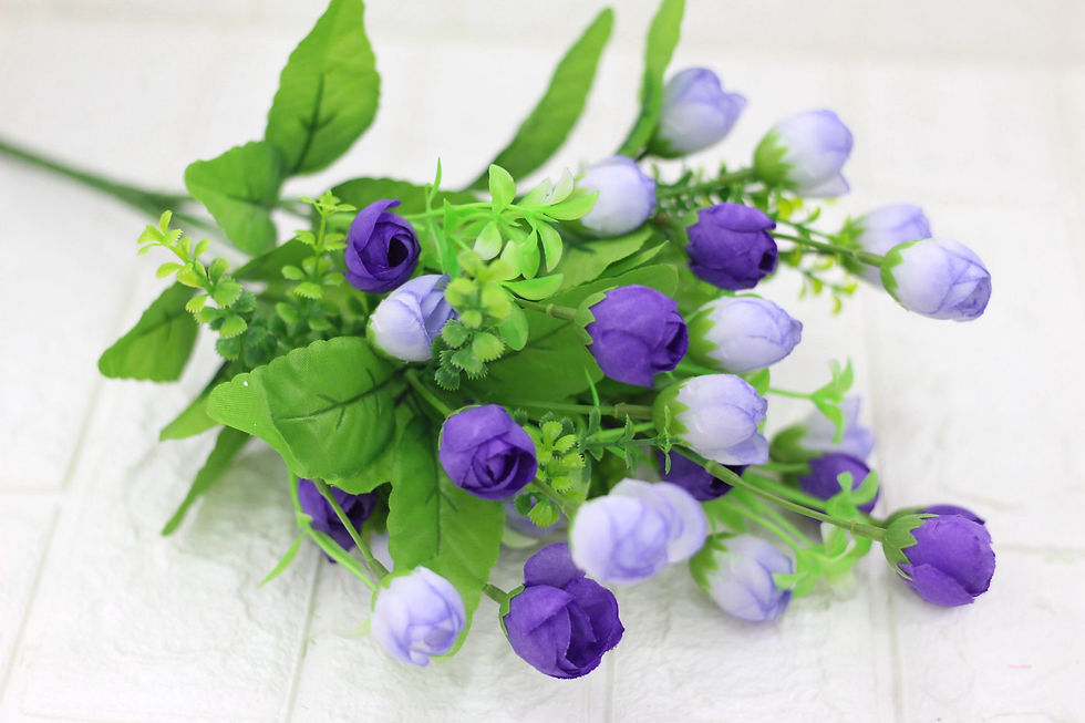 Miniatura: Capullo de rosa artificial