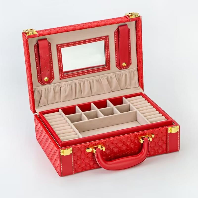 Miniatura: Joyero en forma de maleta