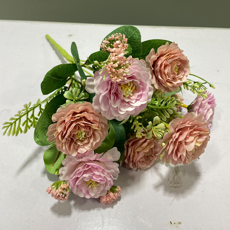 Miniatura: Peonías flores de loto artificial