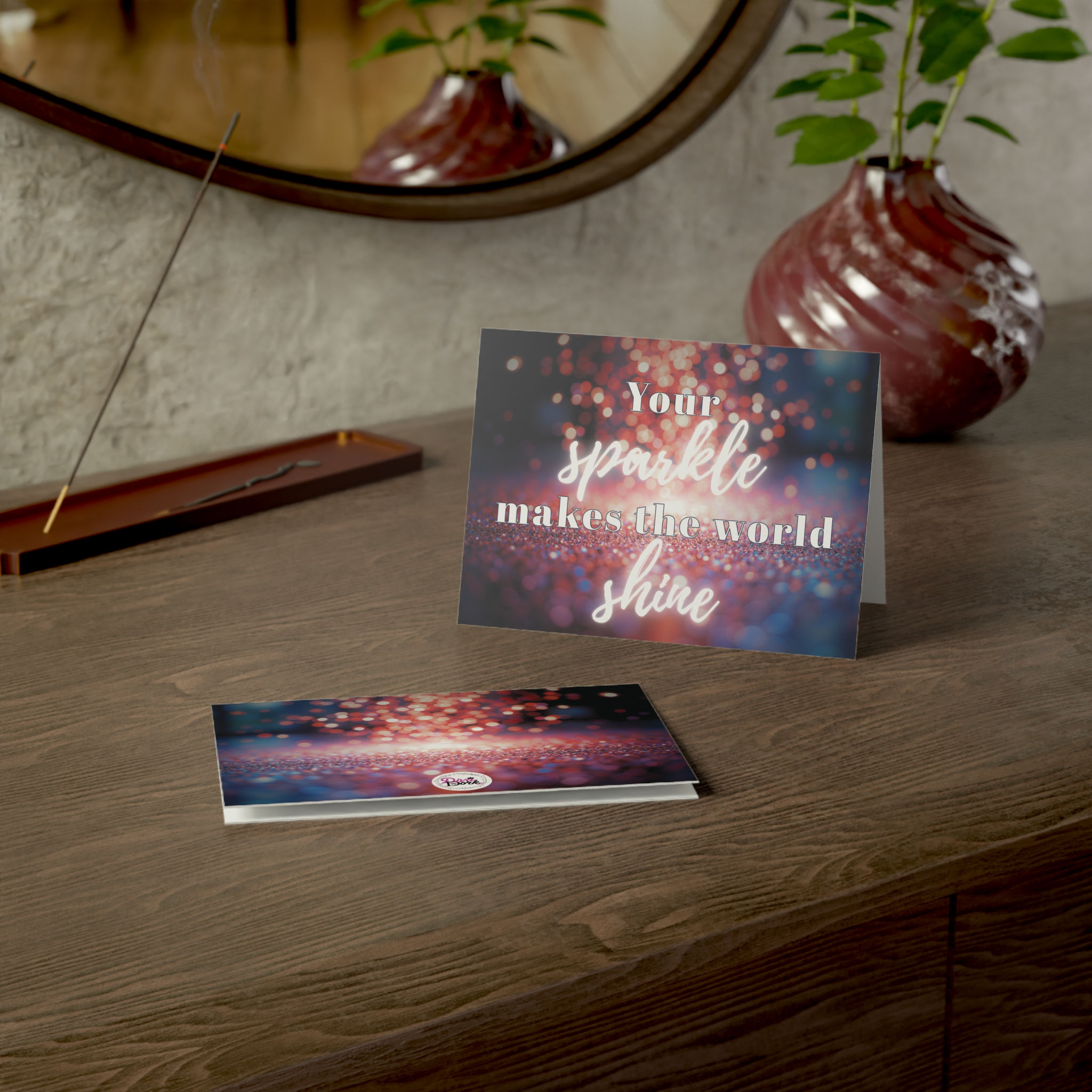 Sparkle Thank You Card — Note Cards (1/10/30/50 pcs)