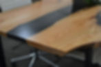 Thumbnail: Honey Locust table & black epoxy