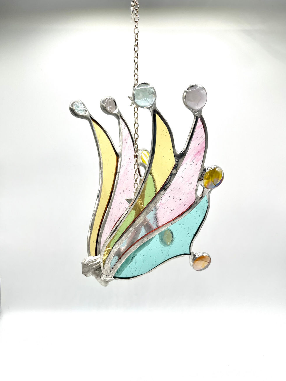 Flying fairy with pewter body