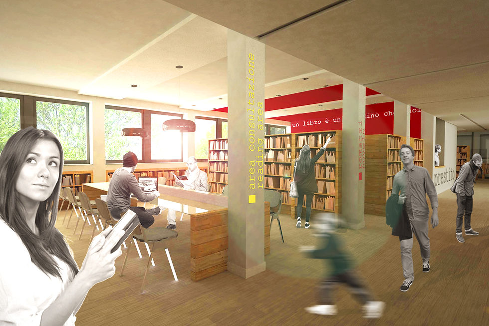 vista sala lettura | reading room