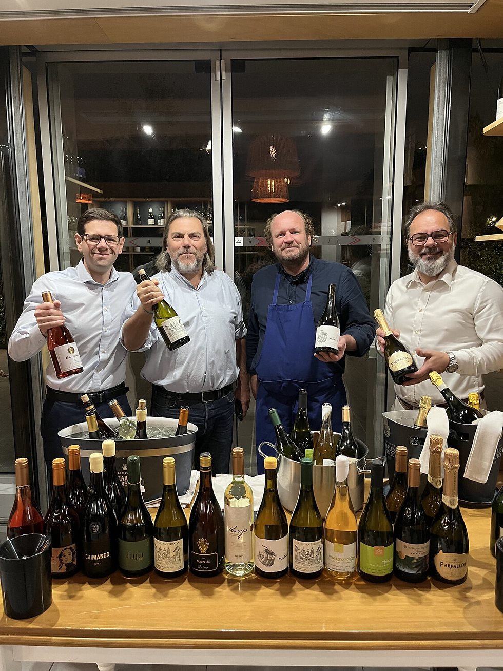 Guilherme França, Xavier, Benoir and Giovanni Montoneri