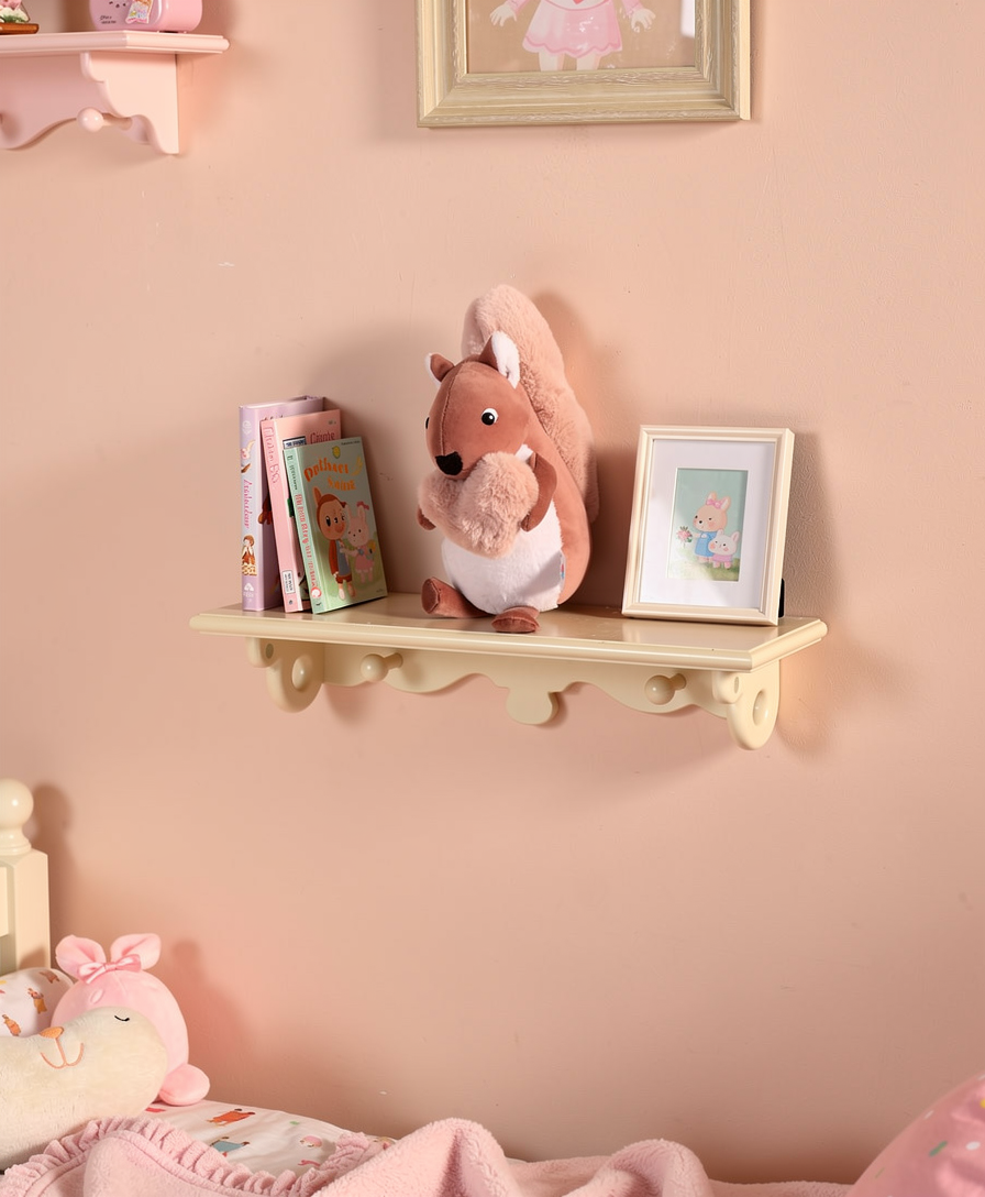 Thumbnail: Pink velvet squirrel on shelf