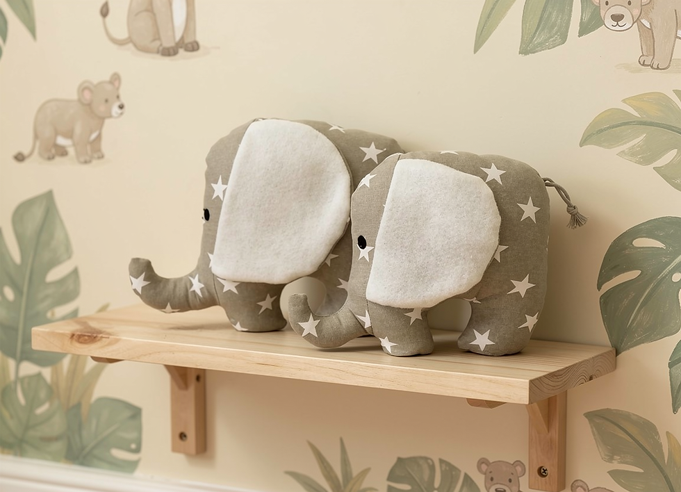 Thumbnail: Cotton Elephant Duo