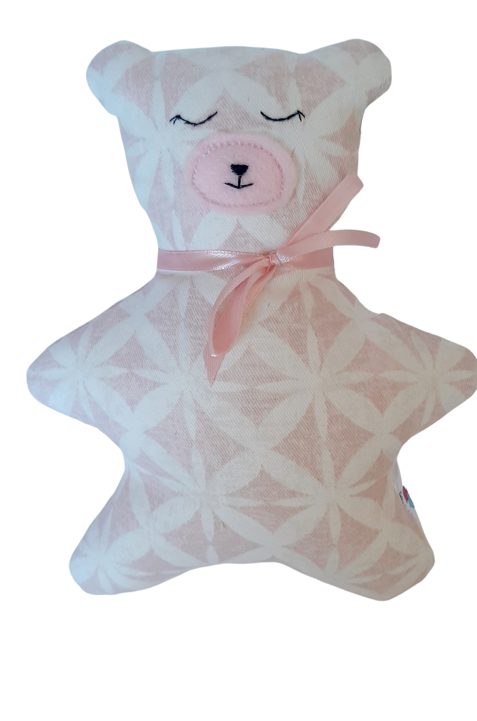 Thumbnail: Pink diamond Baby Cot Bear