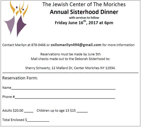 Annual Sisterhood Dinner