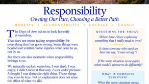 Days of Awe: Day 5: Responsibility