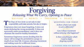 Days of Awe: Day 7 Forgiving
