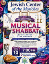 Musical Shabbat on July 10, 2026 at 7:00 PM