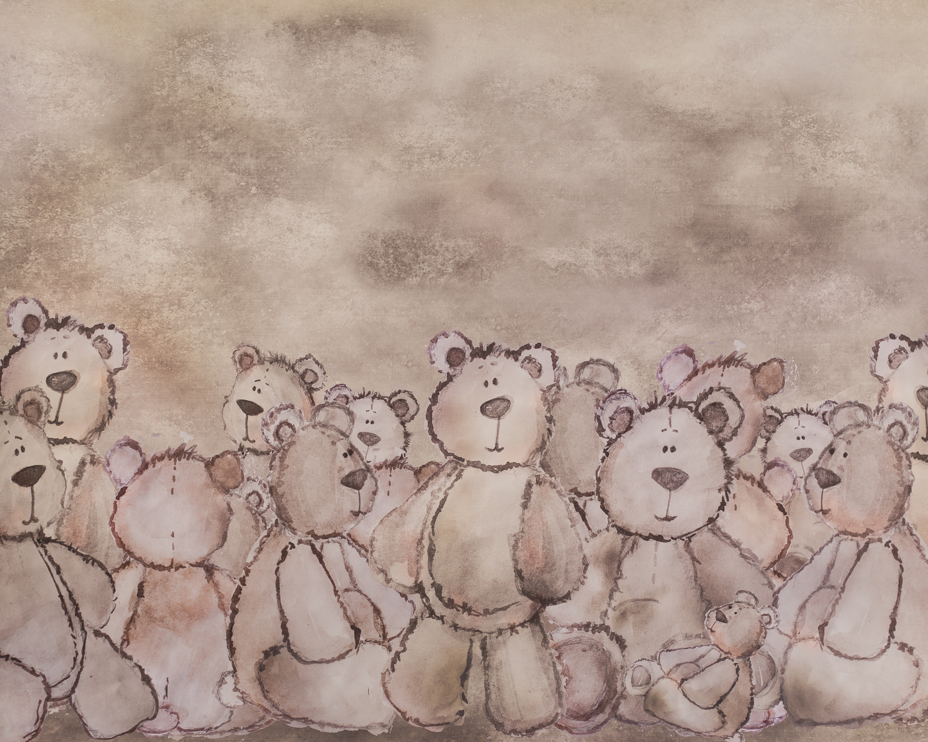 F-13 Brown Teddy Bears