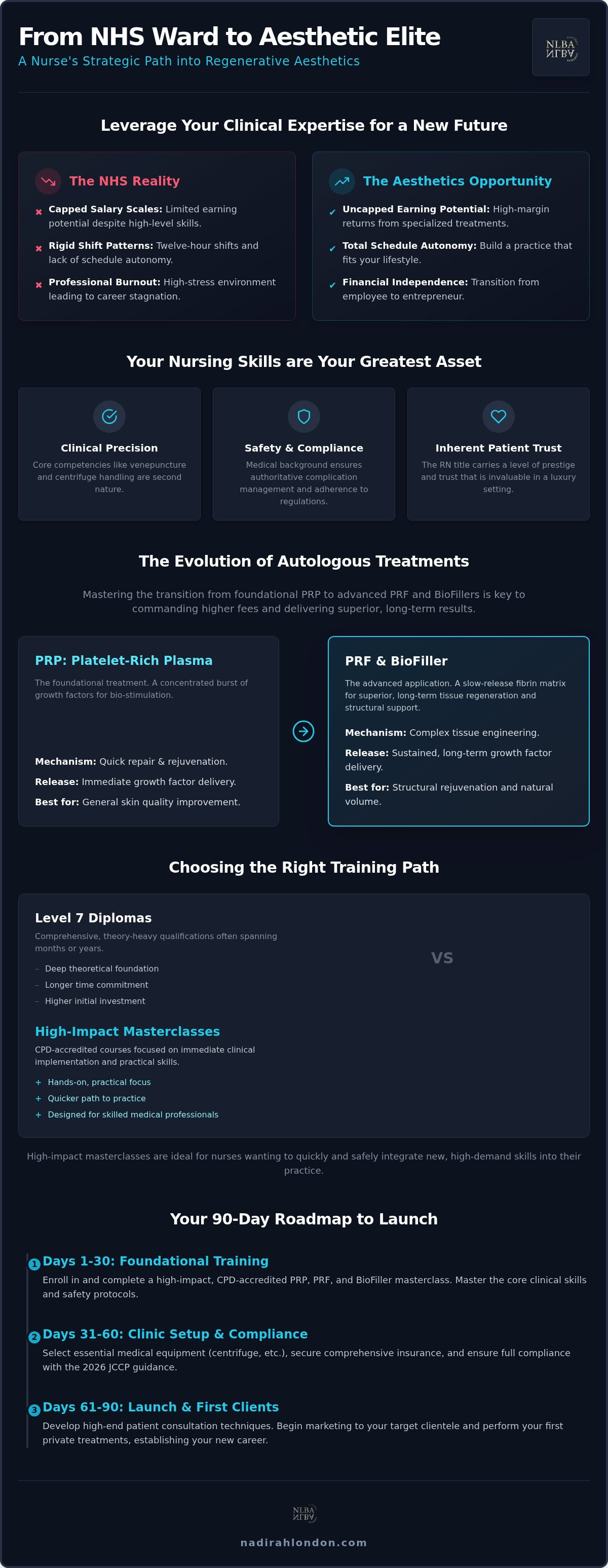 PRP training course for nurses London
