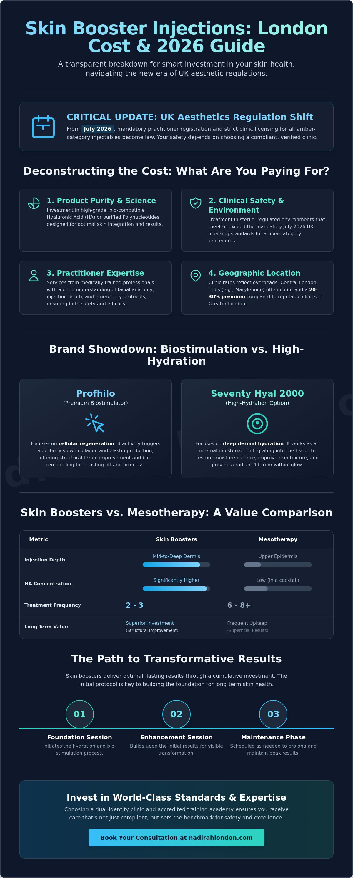 Skin booster injections London cost