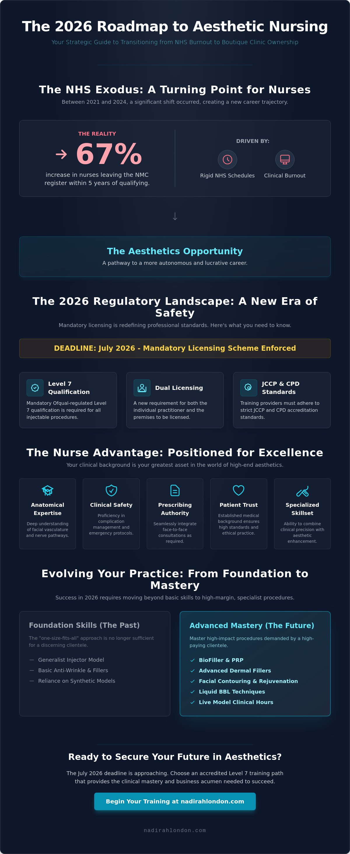 Advanced aesthetic training for nurses London