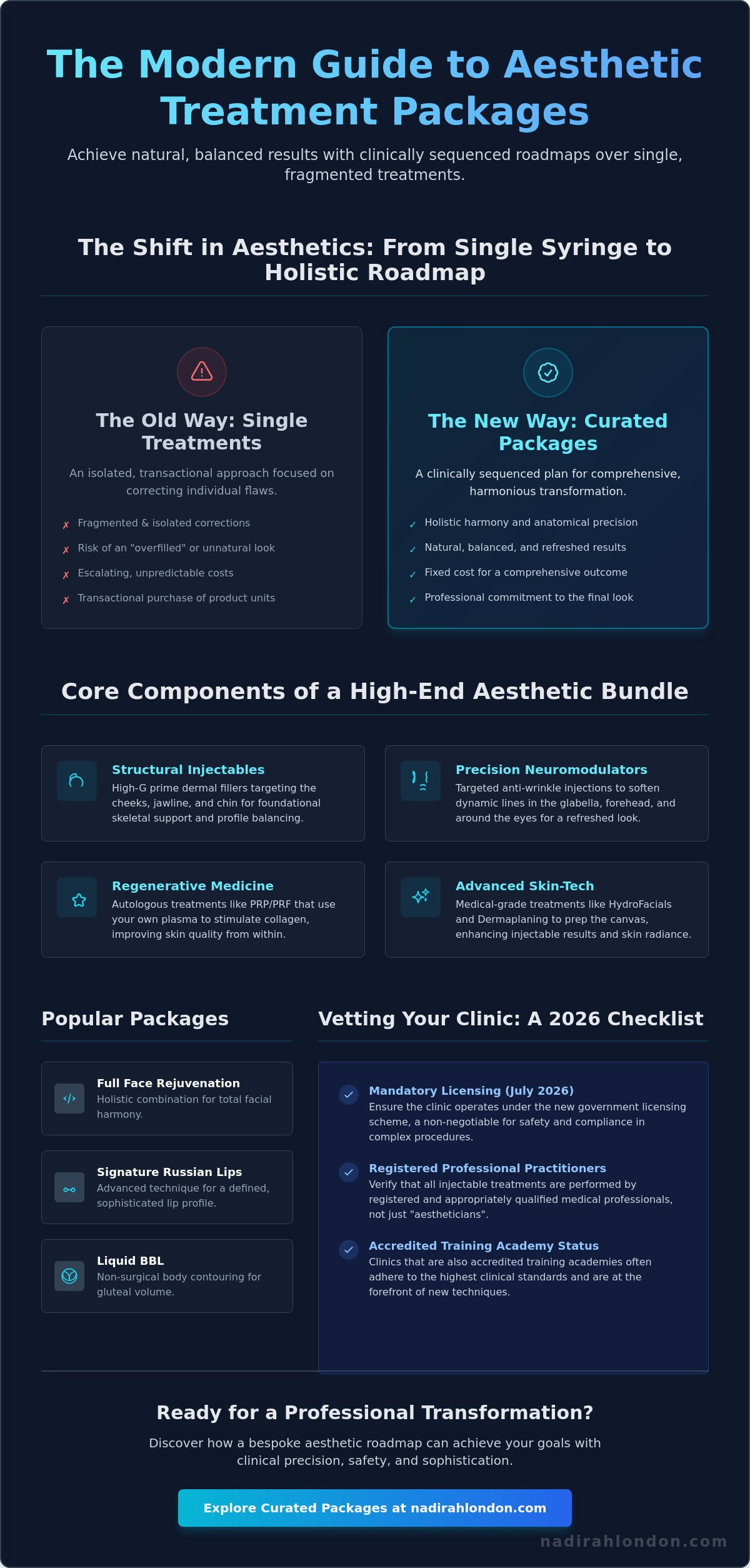 Aesthetic treatment packages London
