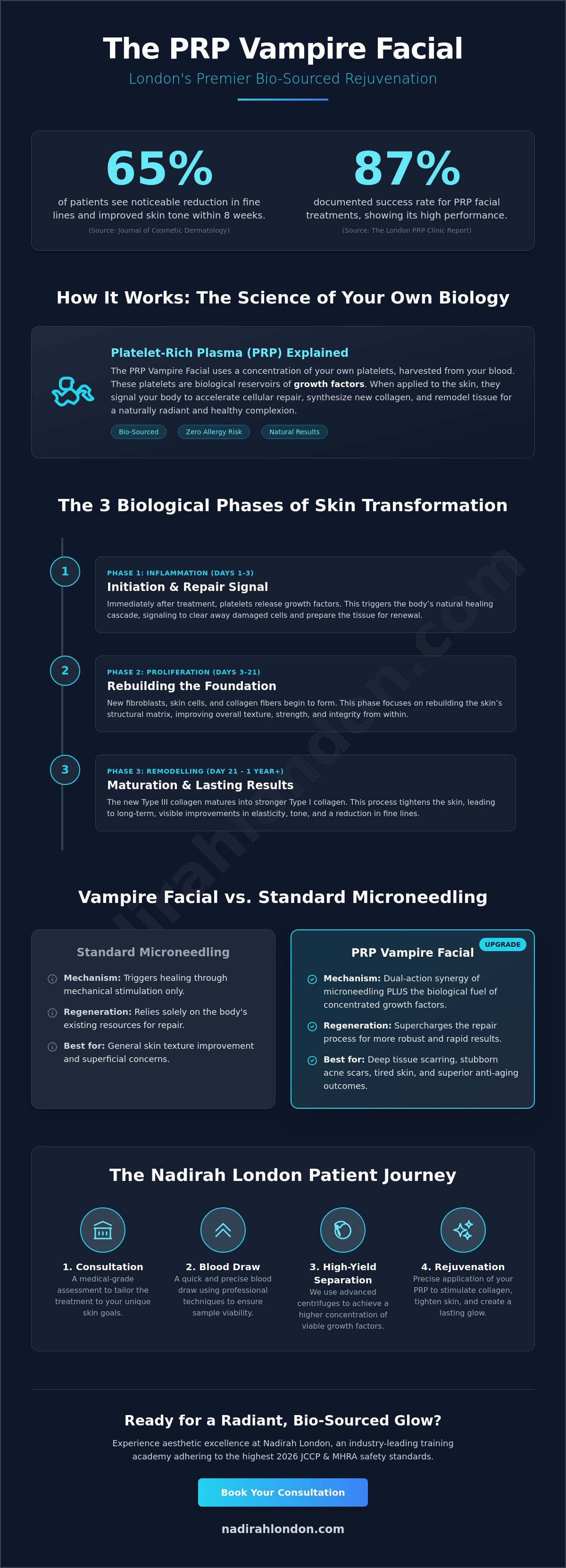 PRP vampire facial London