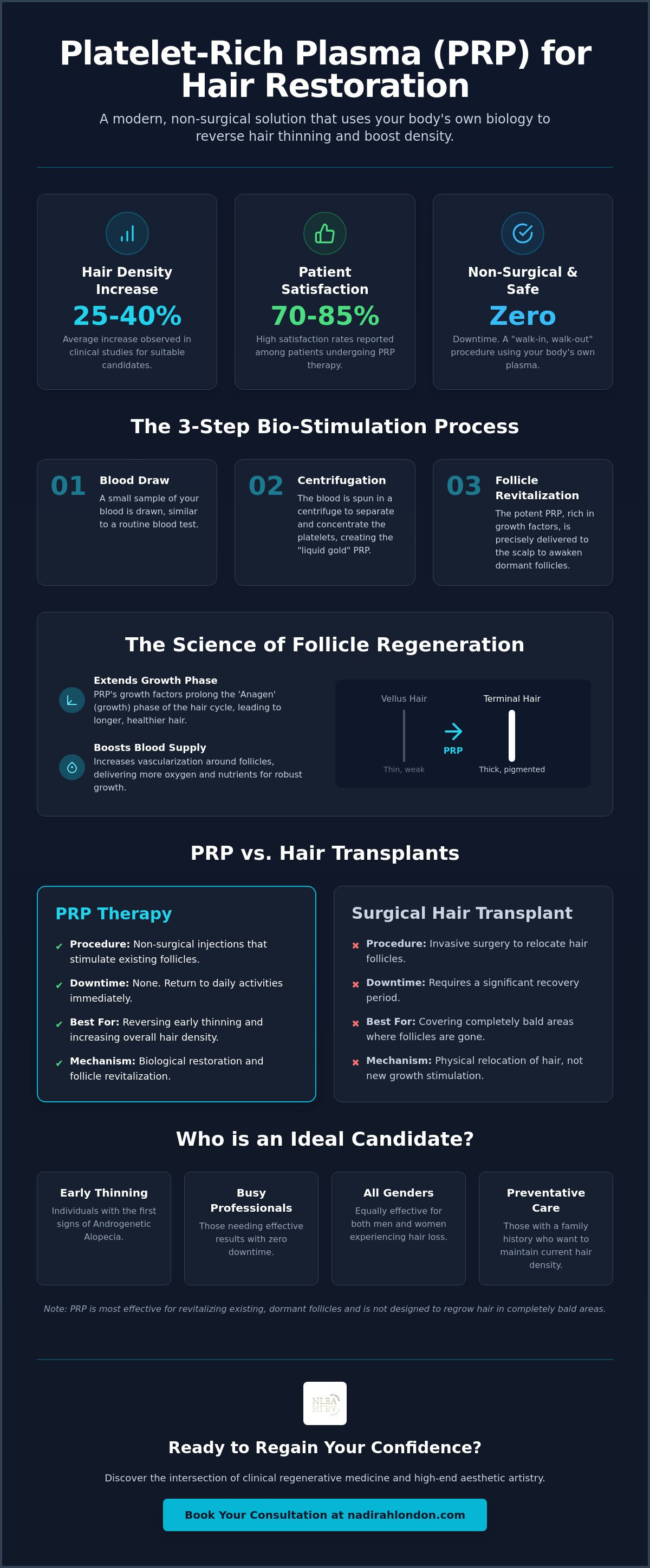 PRP for hair loss treatment London