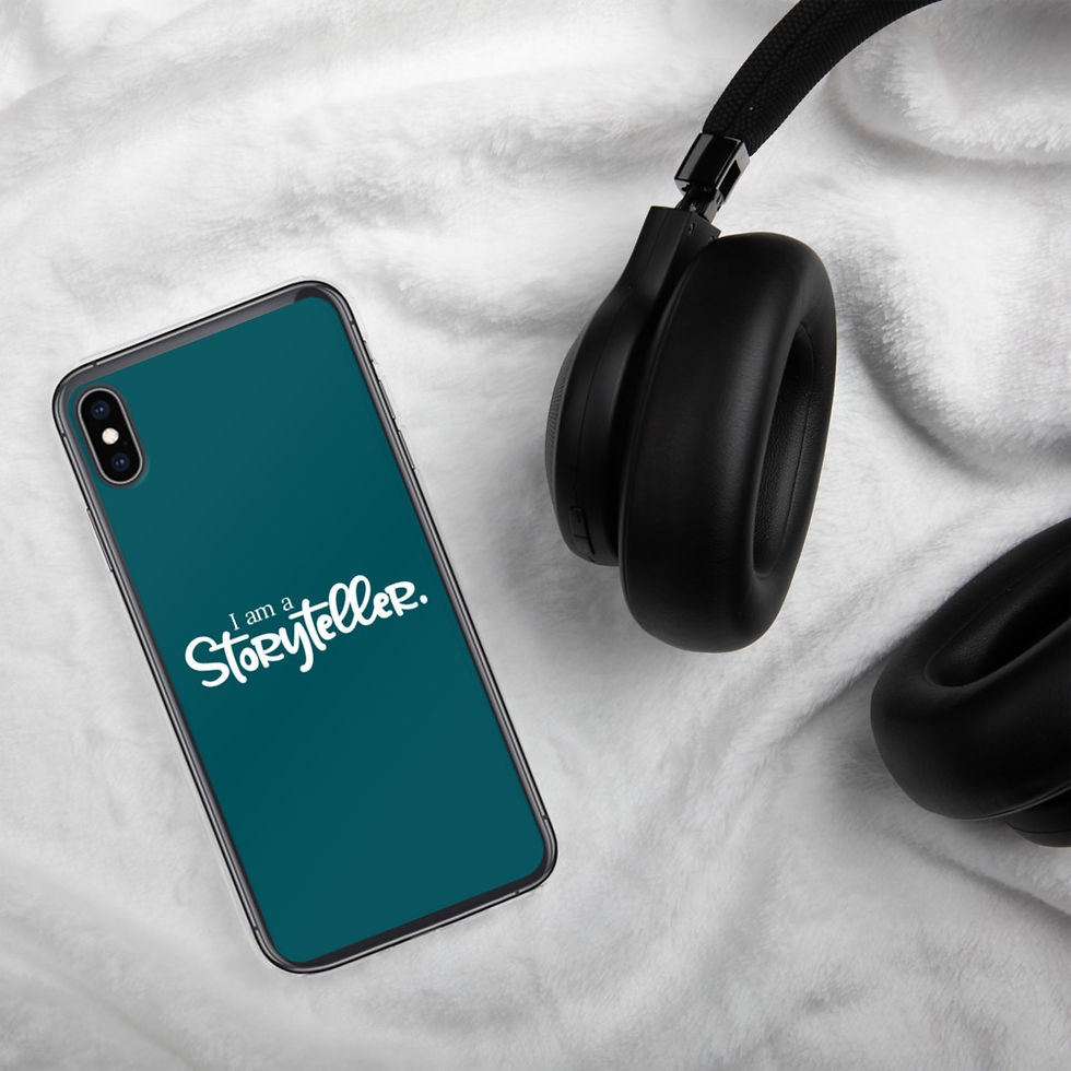 Thumbnail: "I am a Storyteller" iPhone Case