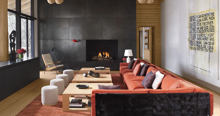 Modern renovated living room