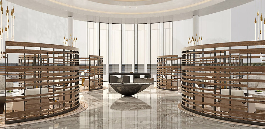 The Peninsula Sales Gallery Signage Design
