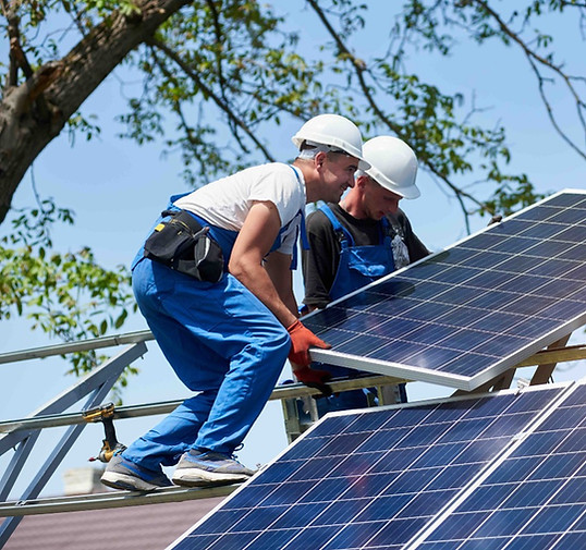 solar panel installation