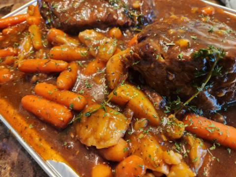 Arranged Food and Objects