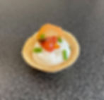 Sablé à la mousse de chèvre