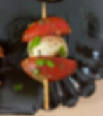 Brochette tomate & mozzarella