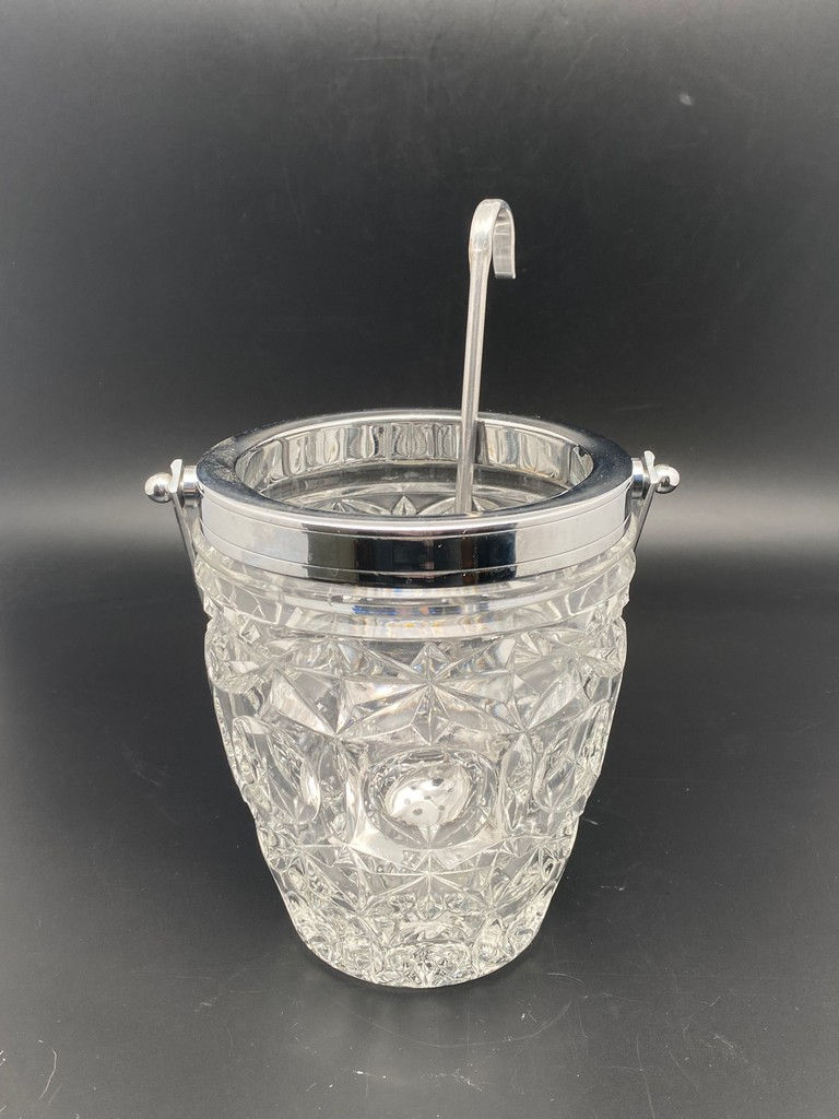 Miniature : Seau à glace avec anse et cuillère