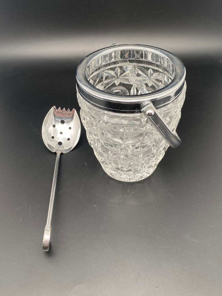 Miniature : Seau à glace avec anse et cuillère