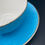 Miniature : Service de tasses et sous-tasses Digoin Sarreguemines Bleu ciel