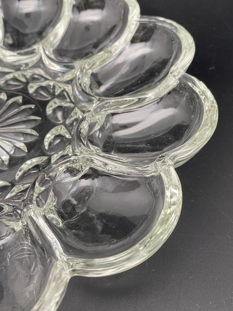 Miniature : Plat/Coupe Pâquerette en verre transparent