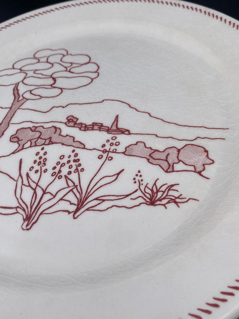 Miniature : Plat de service Gien France